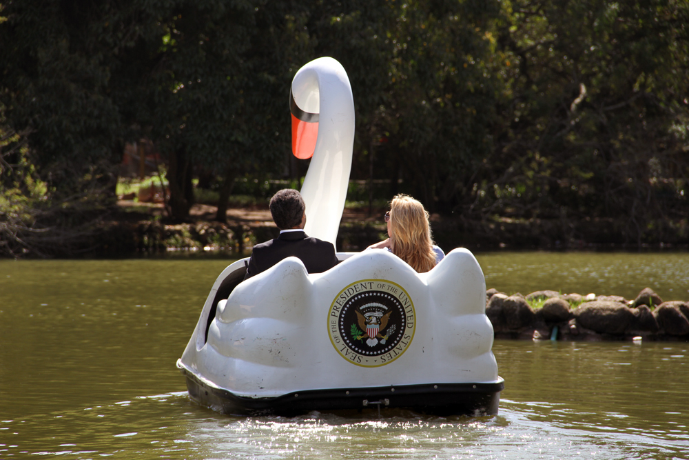 Presidential boat ride